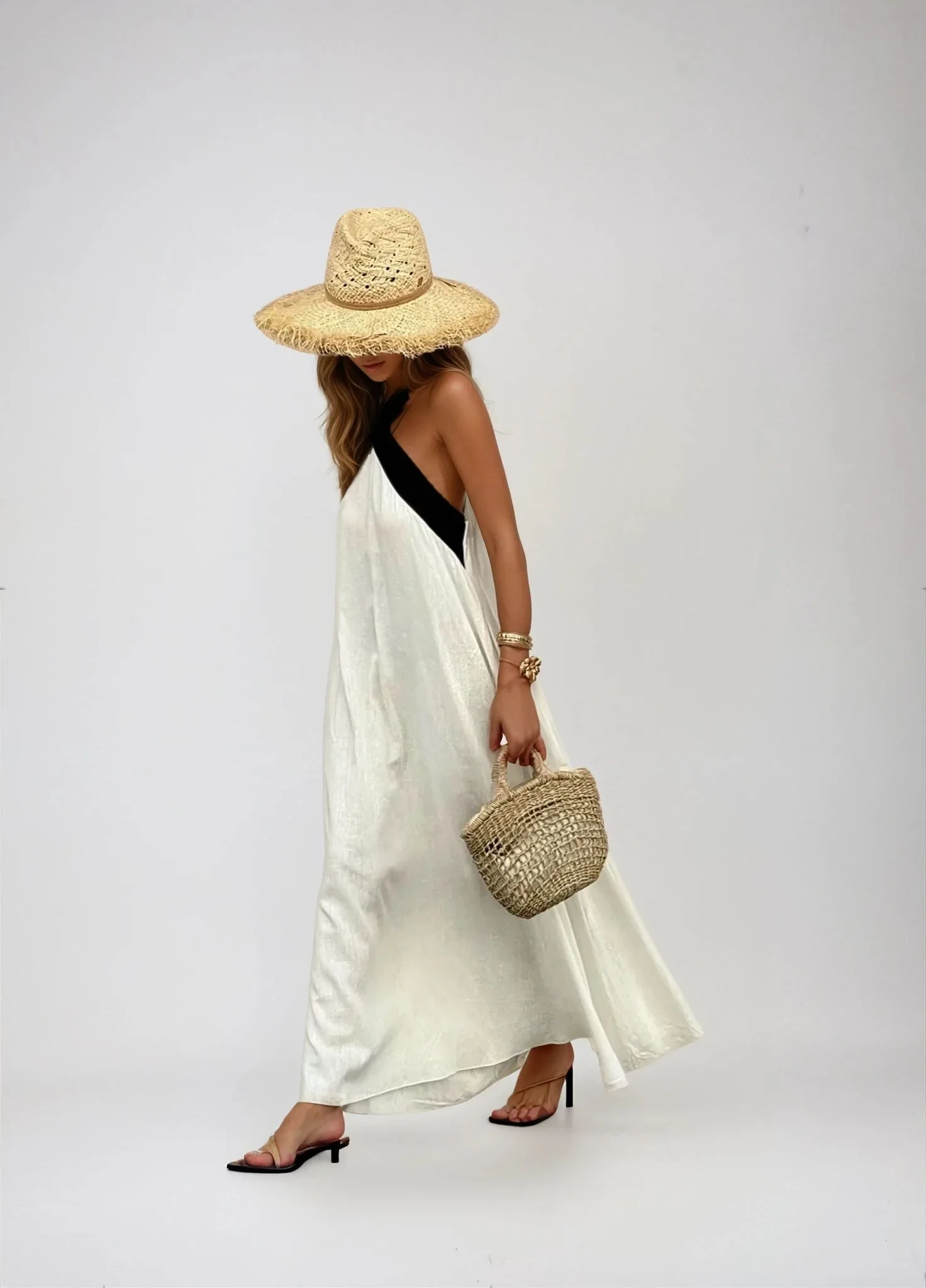 Robe D'Été Femme Coupe Fluide Et Col Croisé Flatteur - Image 3