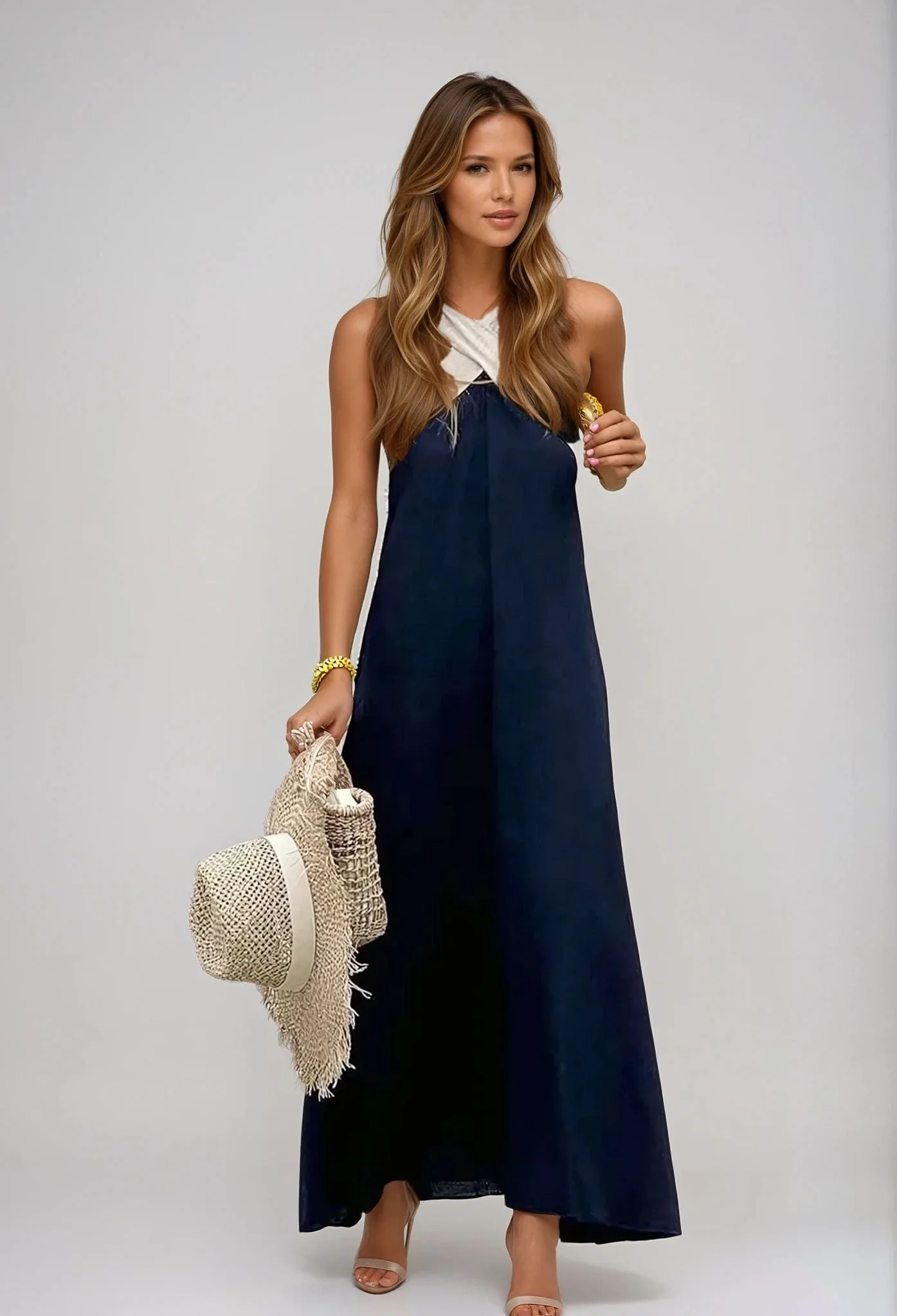Robe D'Été Femme Coupe Fluide Et Col Croisé Flatteur - Image 4