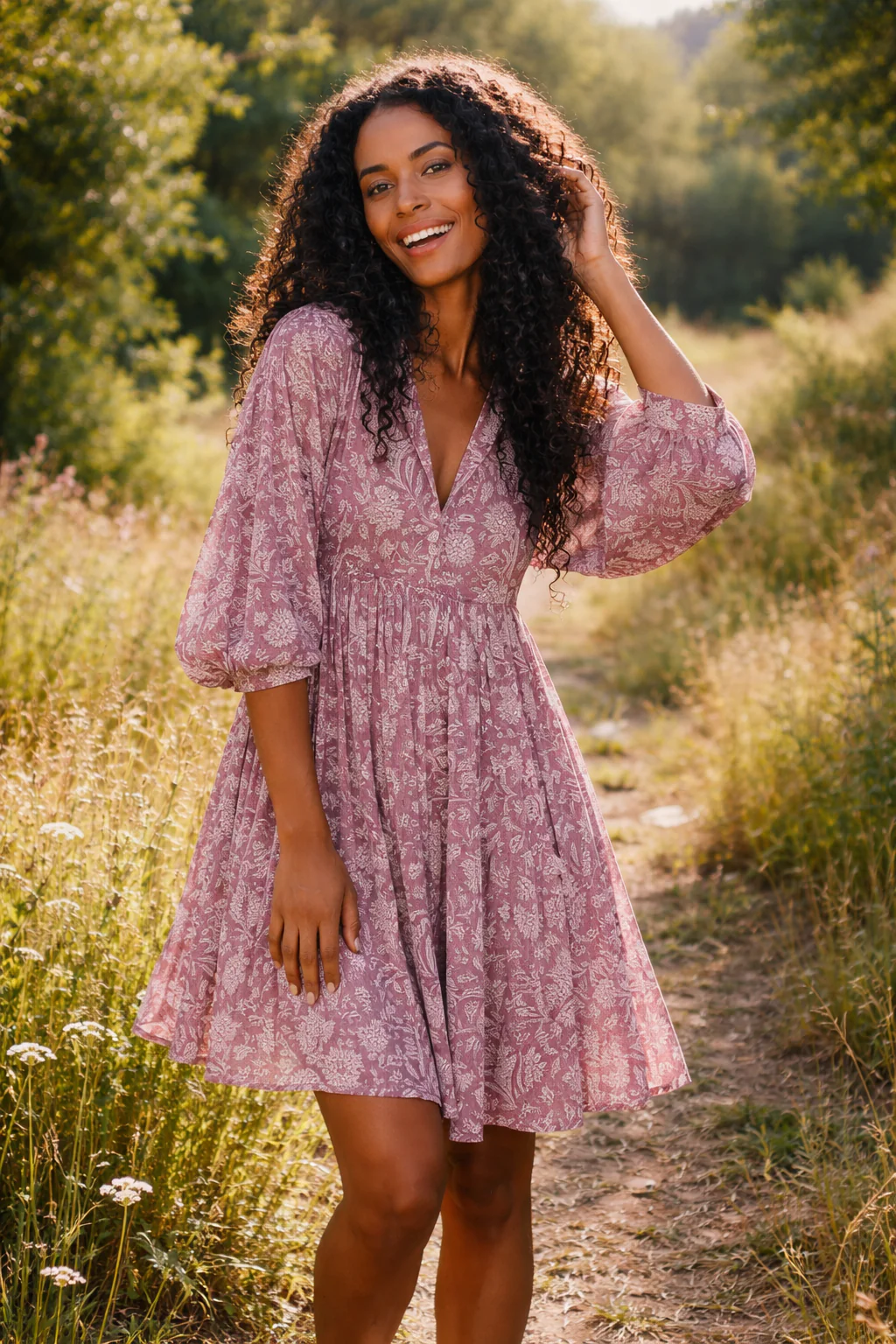 Robe d'été femme imprimée – Coupe légère et style féminin - Image 2