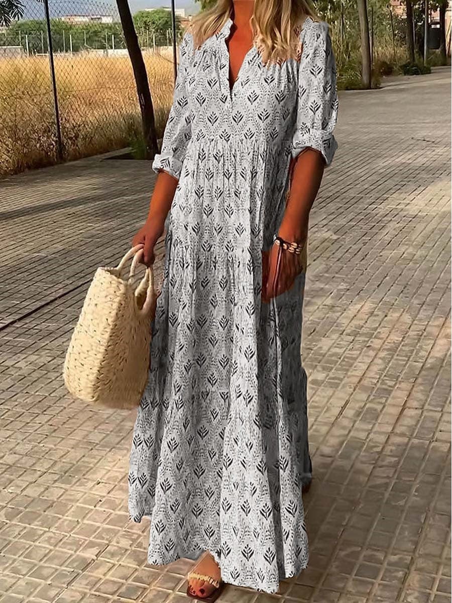 Robe d'Été Romantique en Lin - Image 3