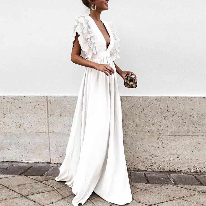 Robe Élégante Femme – Design à Manches Froncées - Image 4