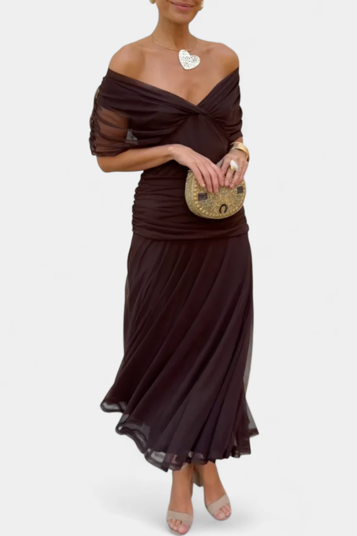 Robe elegante femme imprimee - Fluide et feminine - Image 2