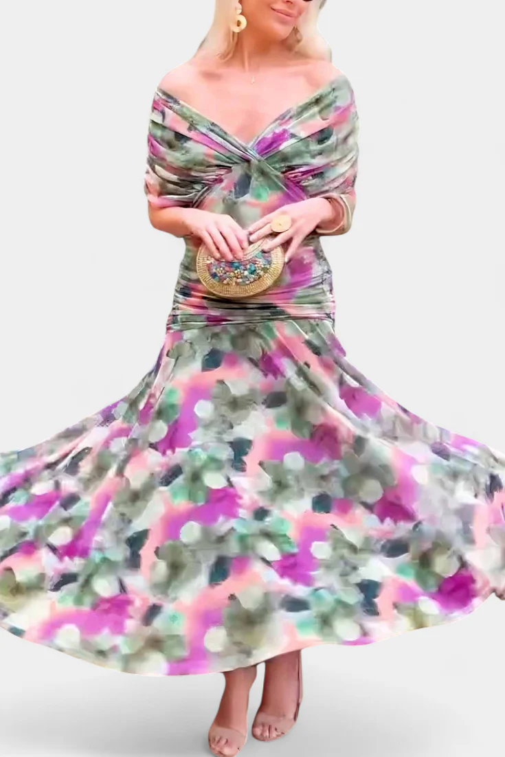 Robe elegante femme imprimee - Fluide et feminine - Image 7