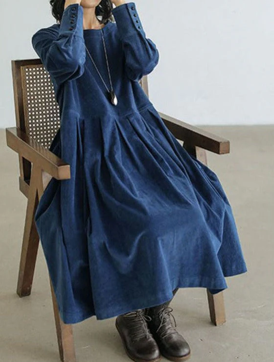 Robe en Velours Zoe – Élégance Intemporelle et Confort Luxueux - Image 2