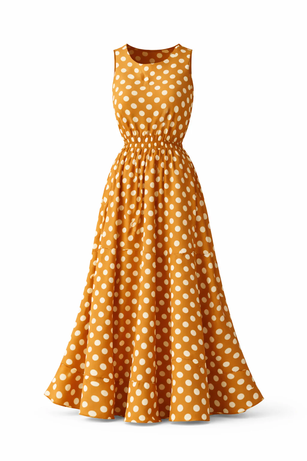 Robe femme à pois – Coupe féminine et style vintage chic - Image 4