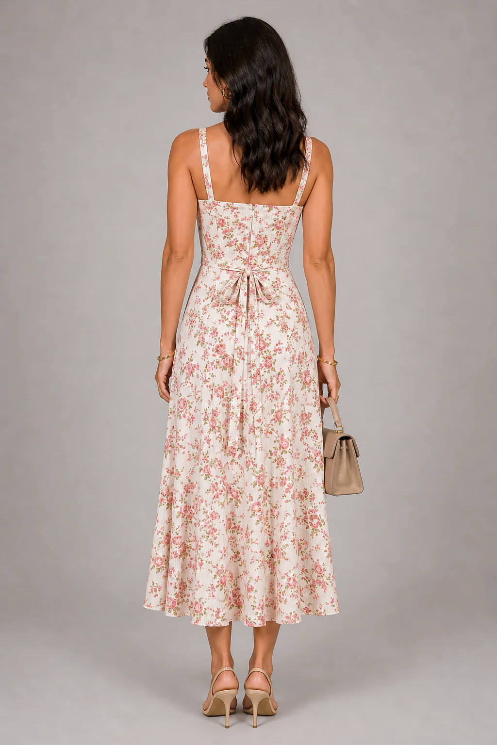Robe femme romantique a coupe fluide - Douce et elegante - Image 3