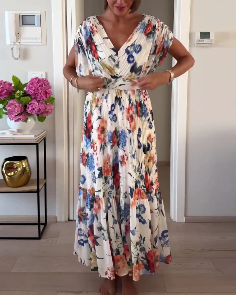 Robe fleurie elegante femme - Legere et feminine - Image 2