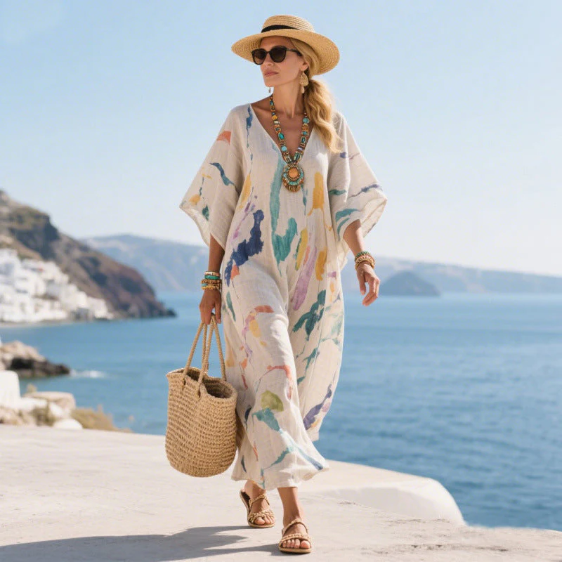 Robe longue bohème - Robe d'été pour femme - Image 13