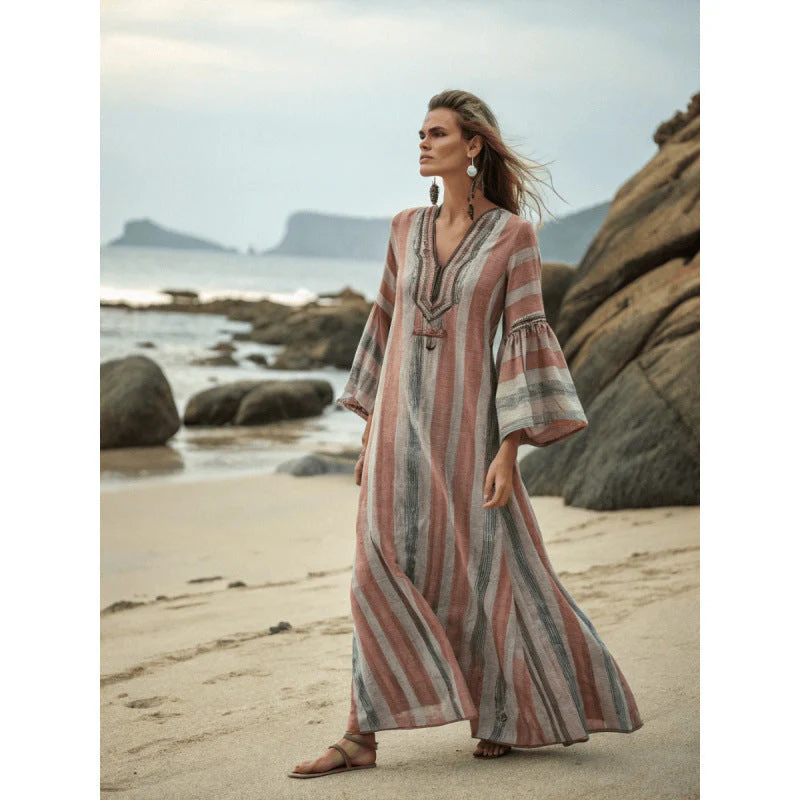 Robe longue bohème - Robe d'été pour femme - Image 4
