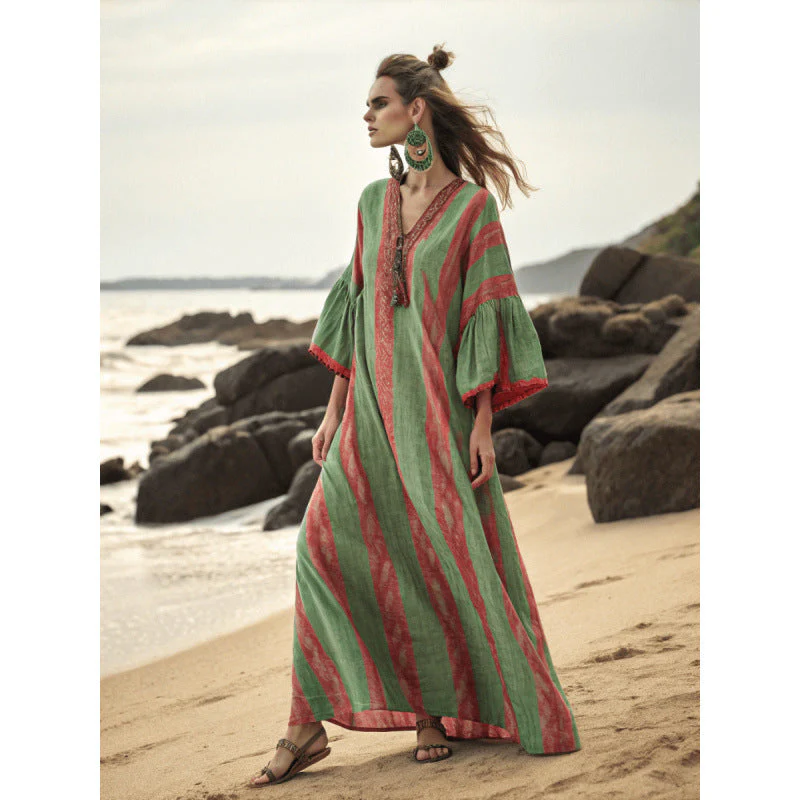 Robe longue bohème - Robe d'été pour femme - Image 5