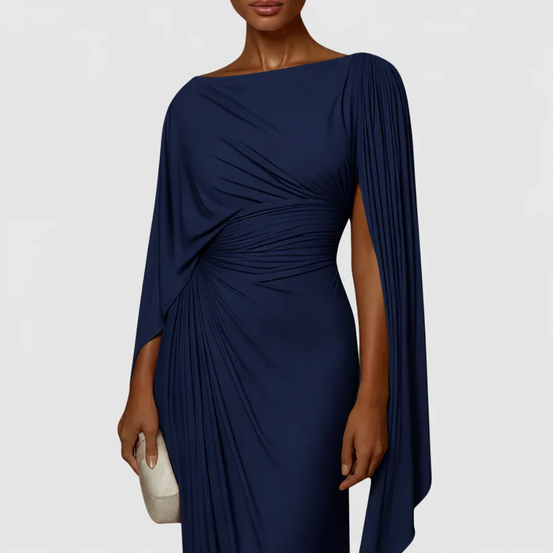 Robe longue femme plissee - Fluide et elegante - Image 6