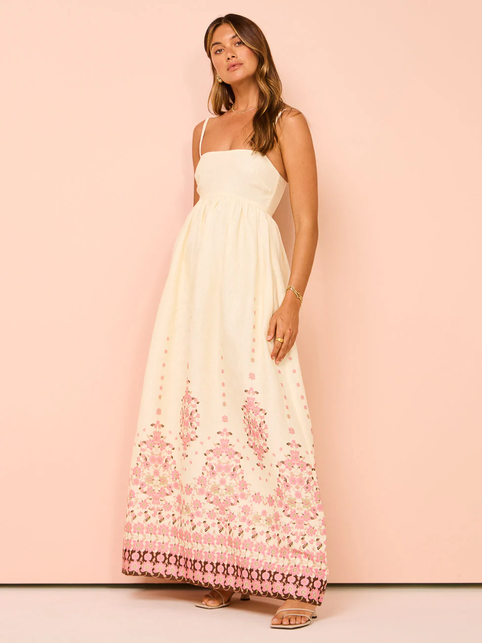 Robe longue fleurie femme - Legere et estivale - Image 3