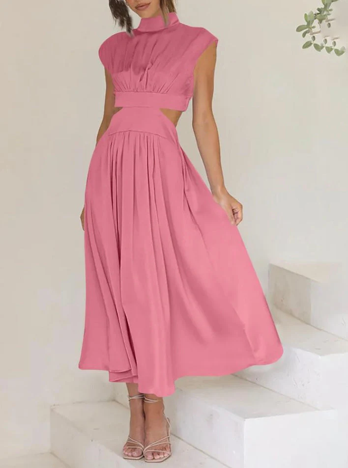 Robe longue pour femme avec décolleté hanches ouvertes - Robe élégante et fluide - Image 10