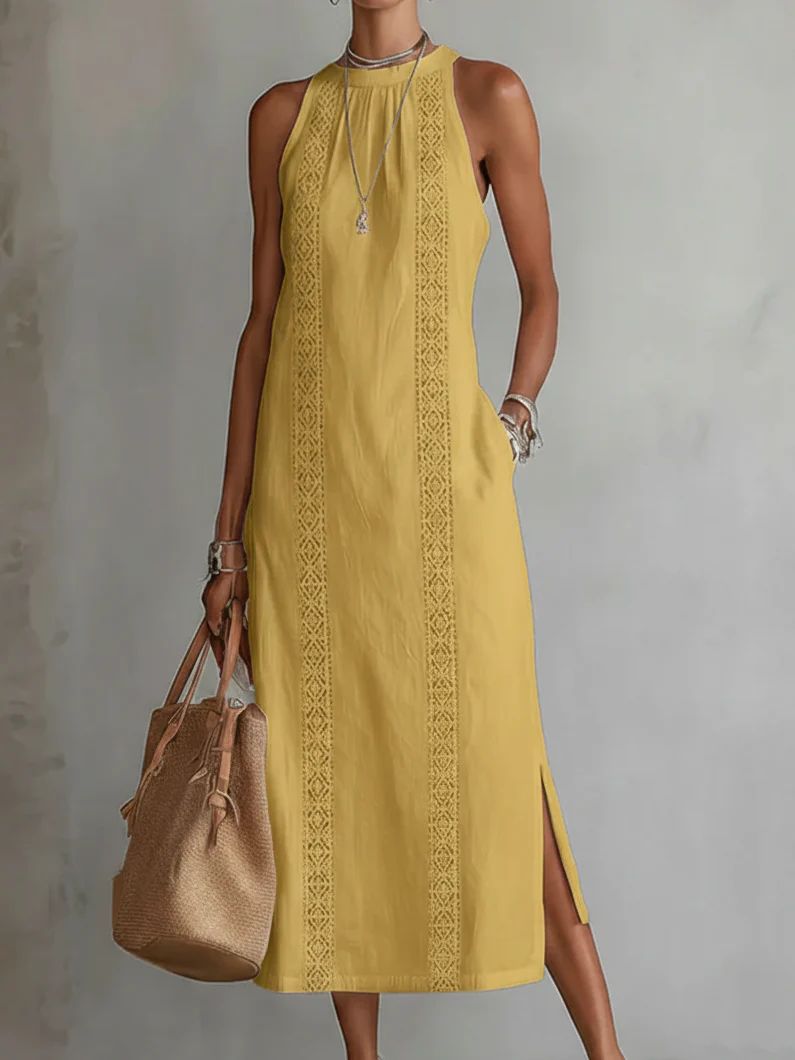 Robe maxi blanche en dentelle femme – Romantique et élégante - Image 7