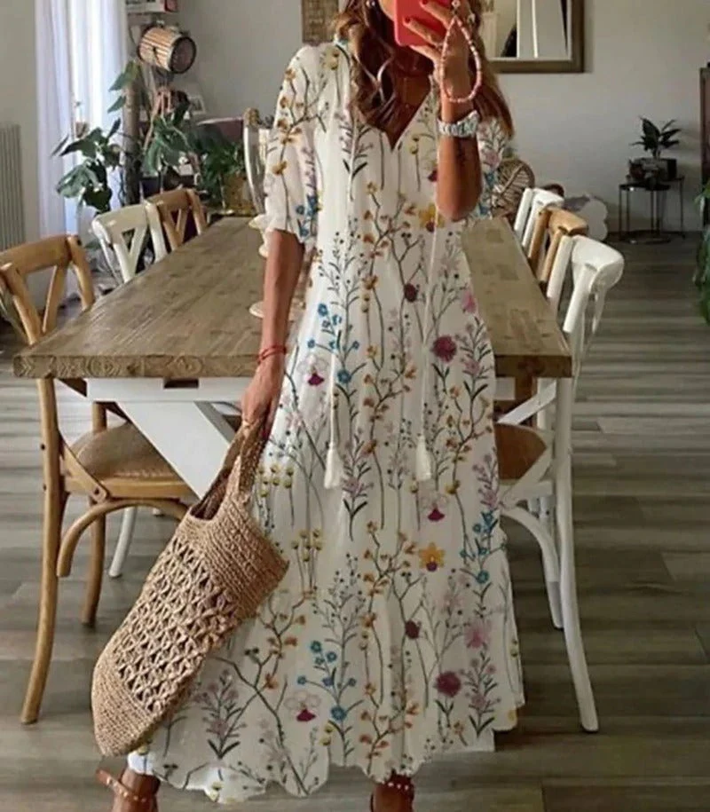 Robe maxi bohème femme – Flatteuse et fluide - Image 4