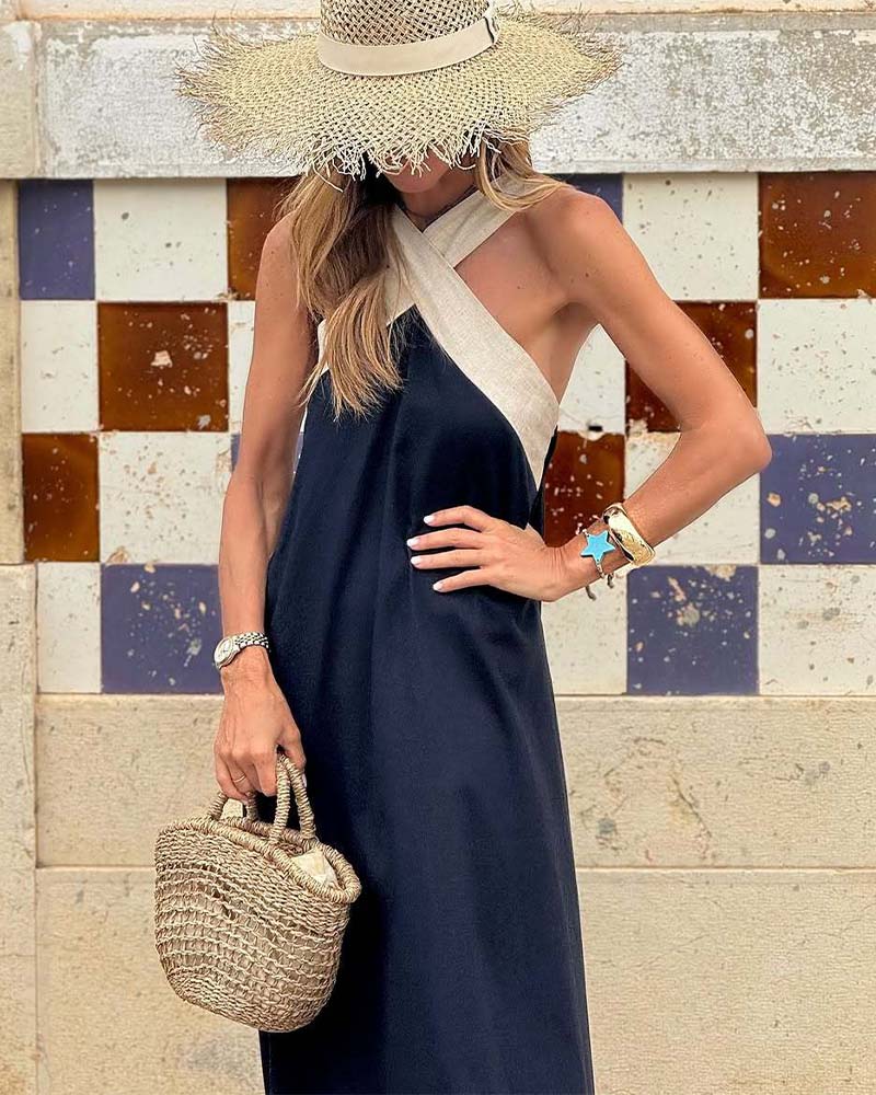 Robe maxi croisée femme – Élégante et fluide - Image 6