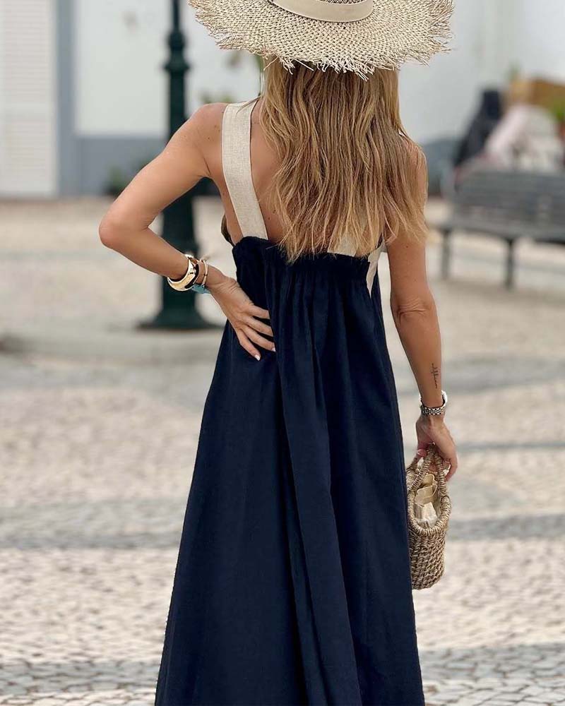 Robe maxi croisée femme – Élégante et fluide - Image 8