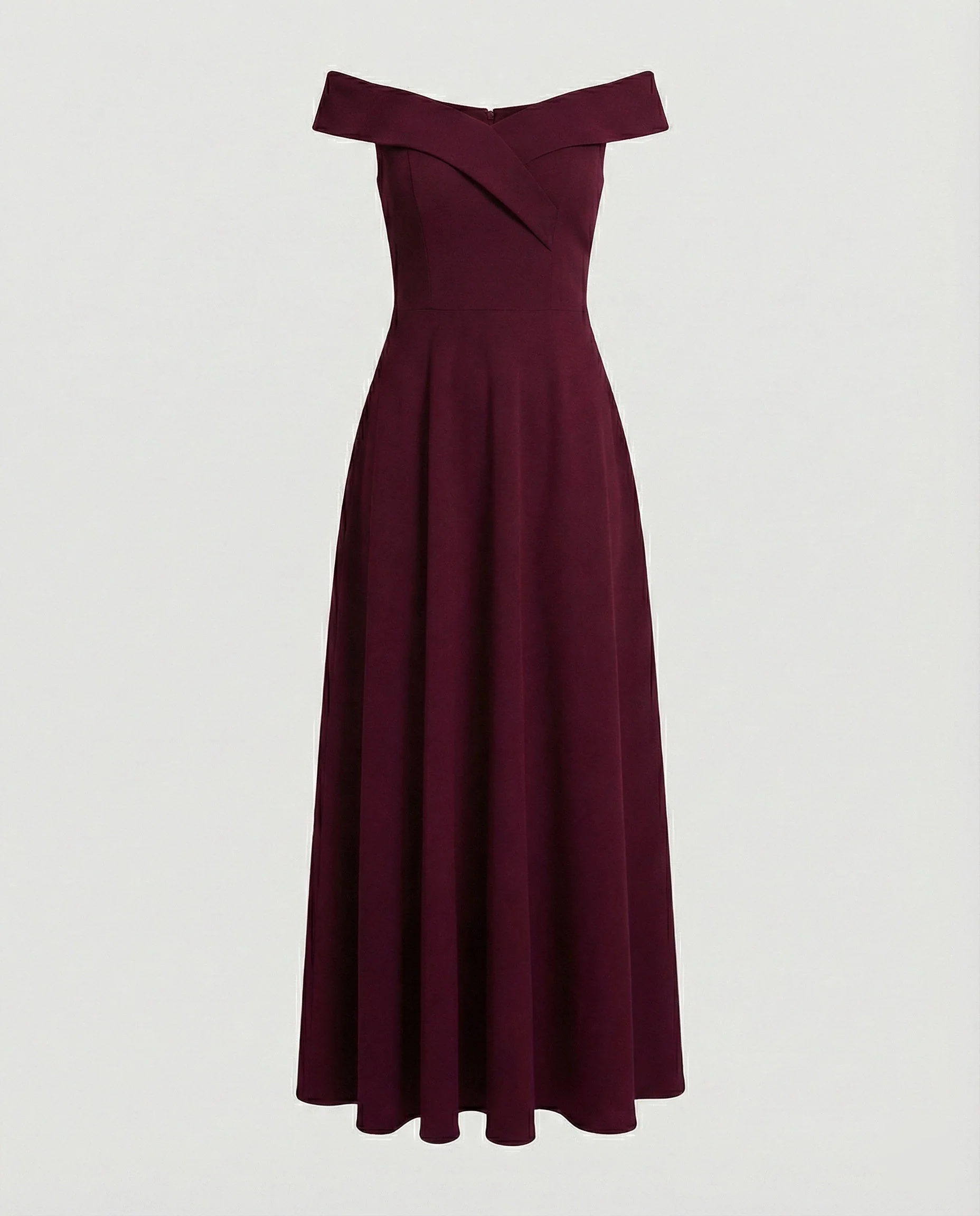 Robe maxi femme bustier epaule denudee - Elegante et ajustee - Image 7