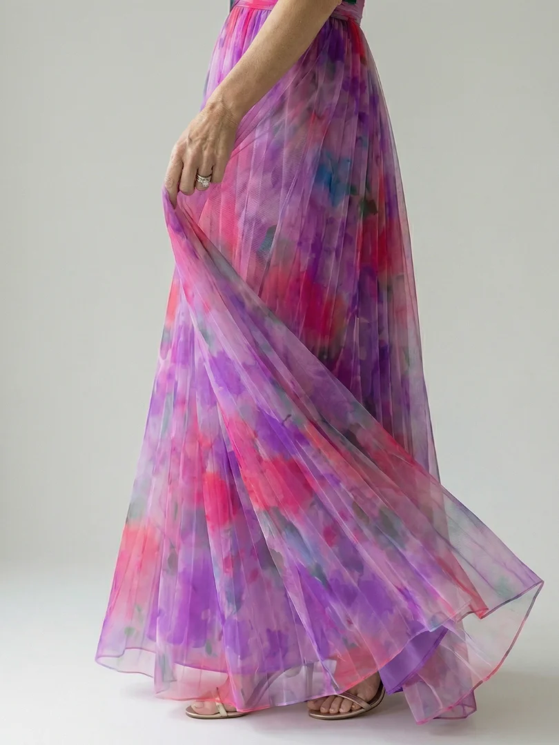 Robe maxi femme cache-coeur fluide - Feminine et legere - Image 10