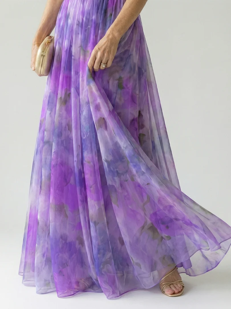 Robe maxi femme cache-coeur fluide - Feminine et legere - Image 16