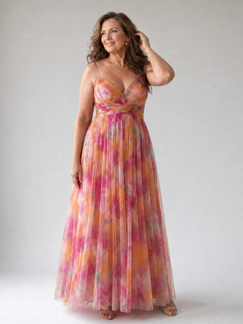 Robe maxi femme cache-coeur fluide - Feminine et legere - Image 22