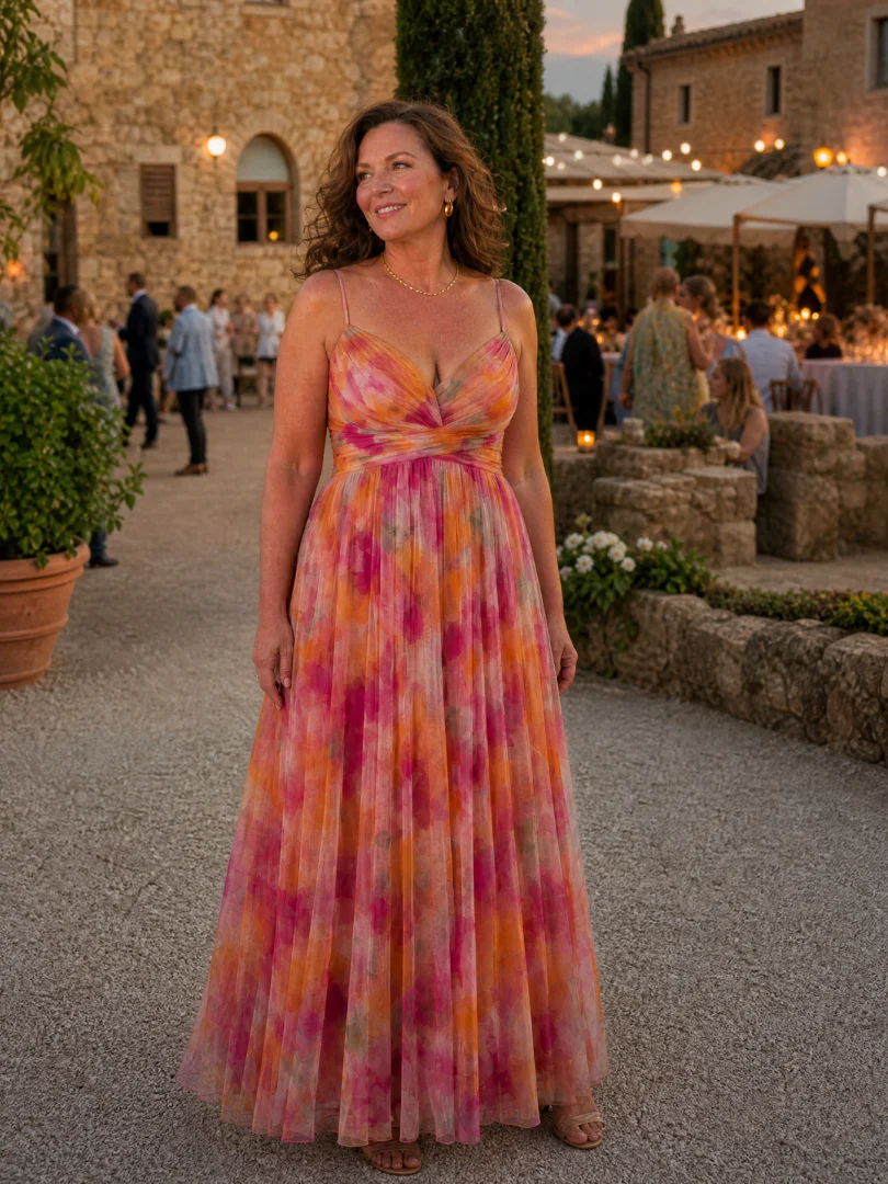 Robe maxi femme cache-coeur fluide - Feminine et legere - Image 24