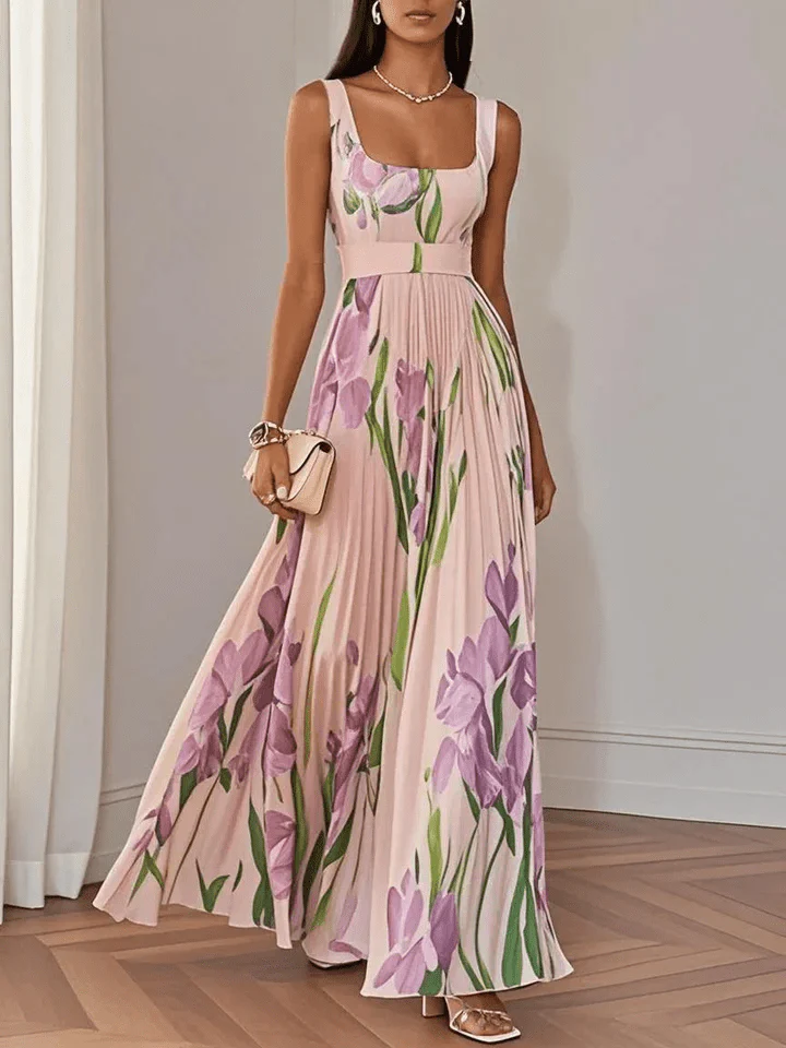 Robe Maxi Femme en Mousseline Sans Manches – Style Élégant Léger - Image 6