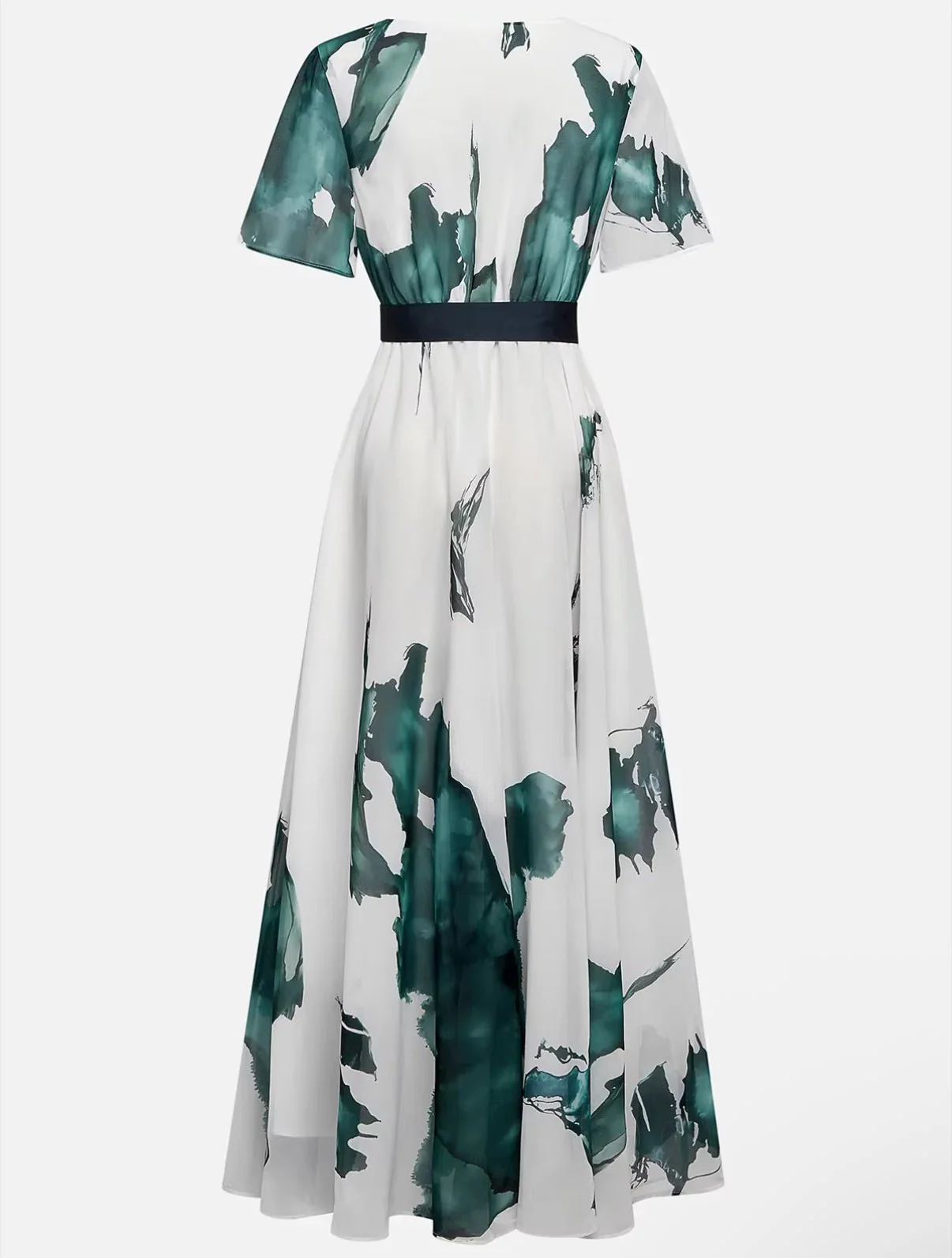Robe Maxi Femme Imprimé Aquarelle - Robe Longue Fluide Élégante - Image 5