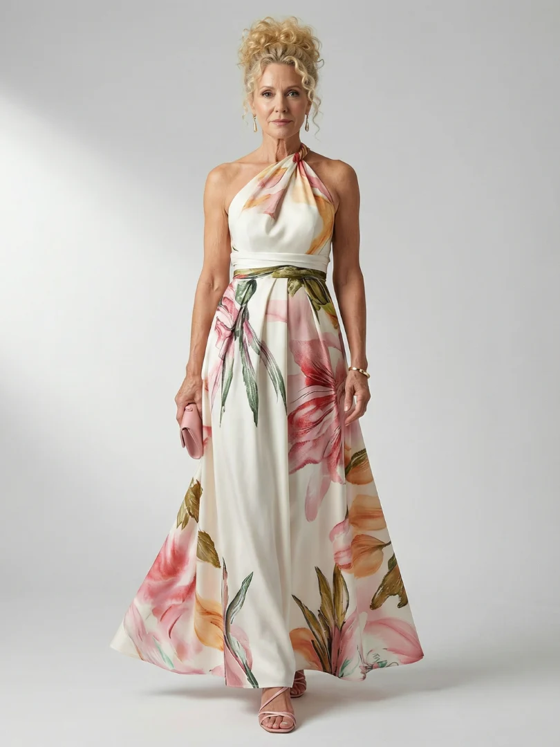 Robe maxi fleurie femme legere - Douce et feminine