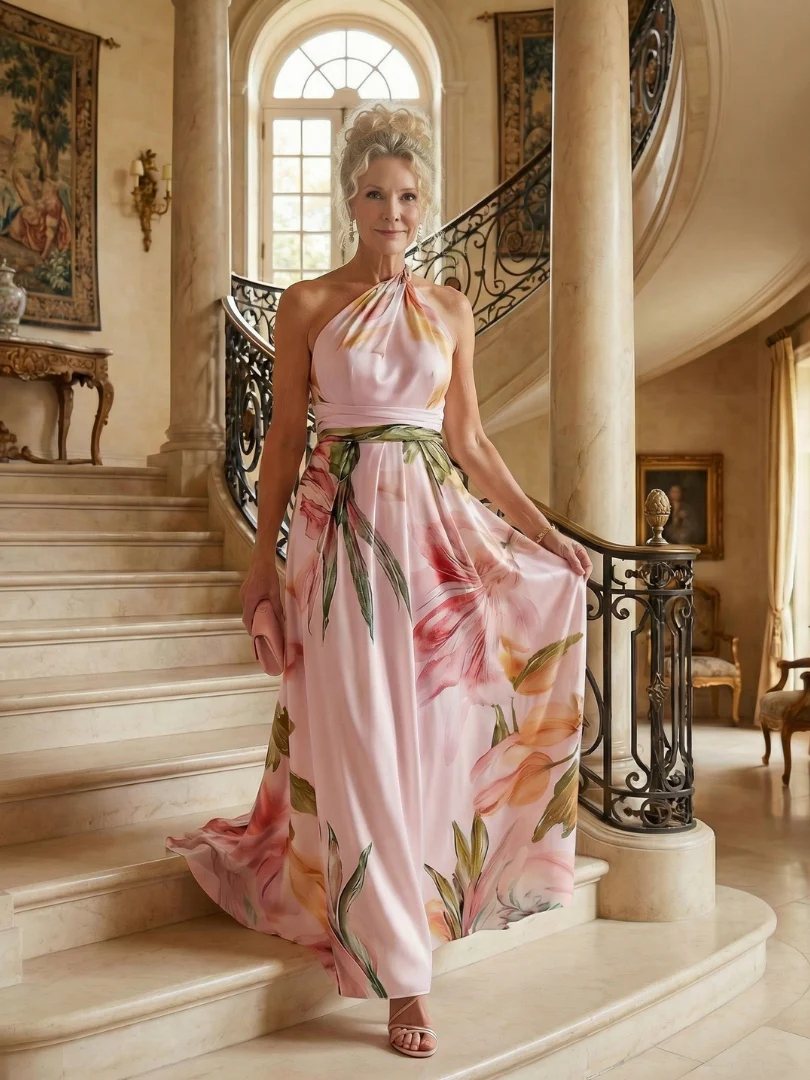 Robe maxi fleurie femme legere - Douce et feminine - Image 13