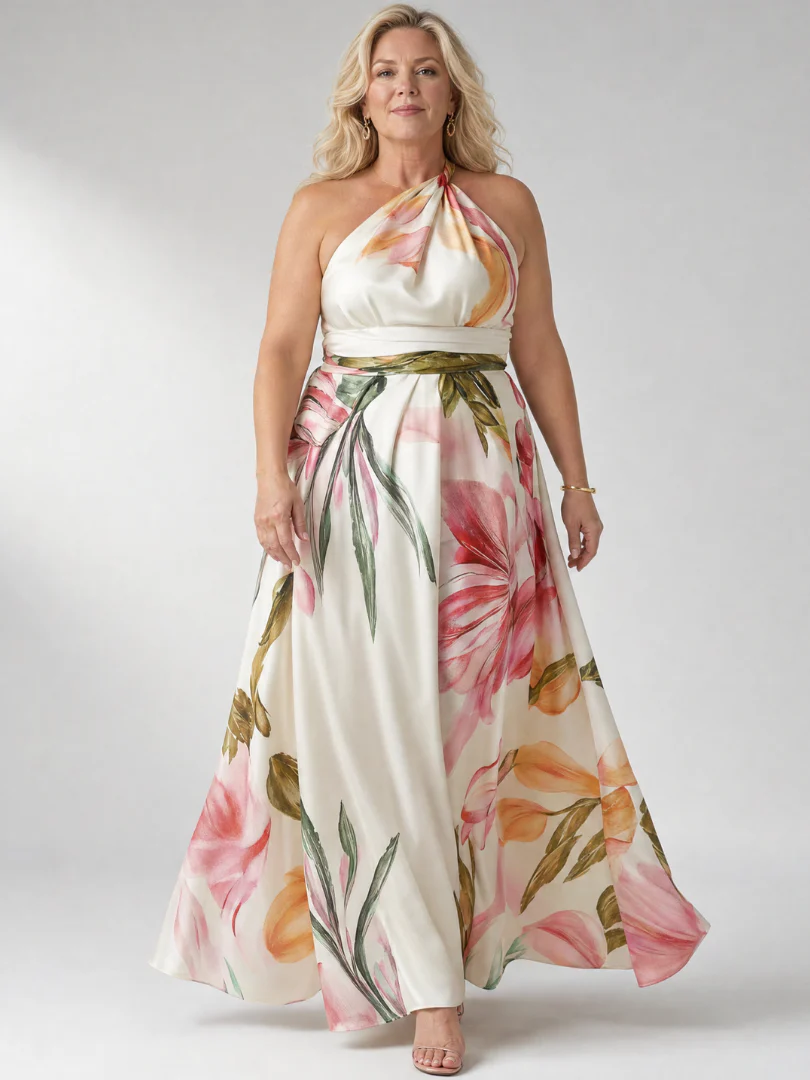 Robe maxi fleurie femme legere - Douce et feminine - Image 14