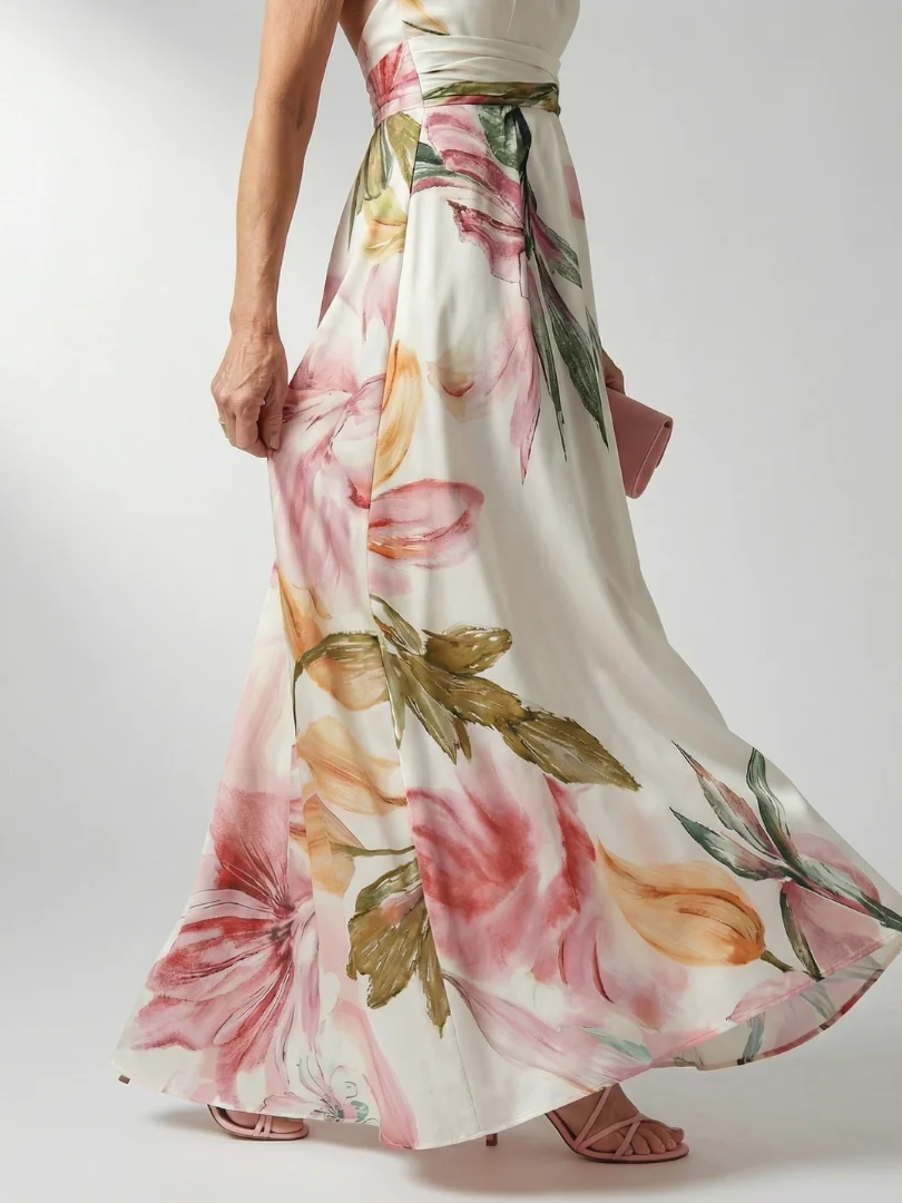 Robe maxi fleurie femme legere - Douce et feminine - Image 3