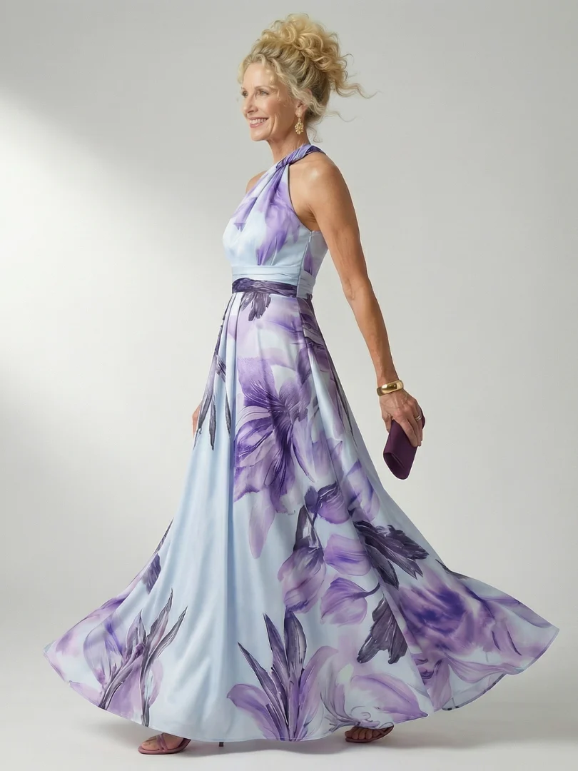 Robe maxi fleurie femme legere - Douce et feminine - Image 6