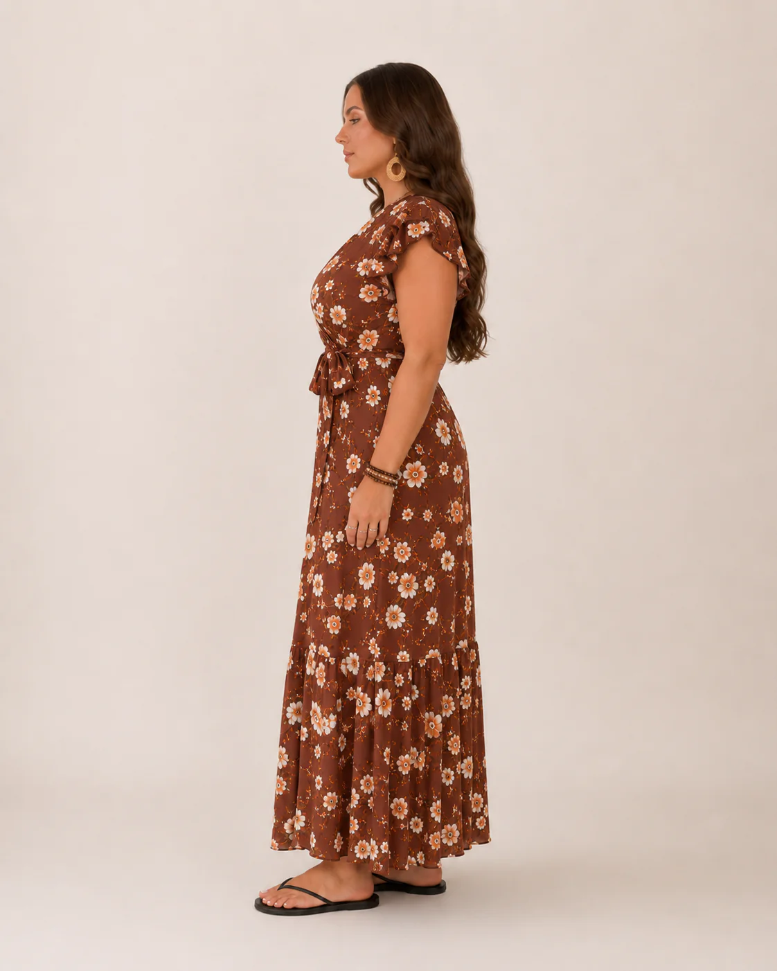 Robe maxi fleurie femme portefeuille - Flatteuse et feminine - Image 14