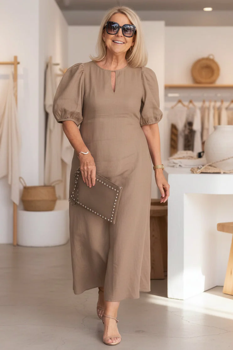 Robe Maxi Noire Élégante Femme – Tenue de Soirée Formelle - Image 3