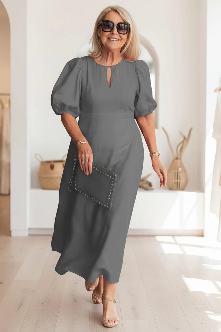 Robe Maxi Noire Élégante Femme – Tenue de Soirée Formelle - Image 4