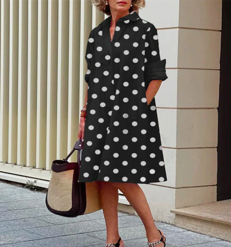 Robe midi décontractée pour femme en coton et lin – Coupe confortable pour tous les jours - Image 4