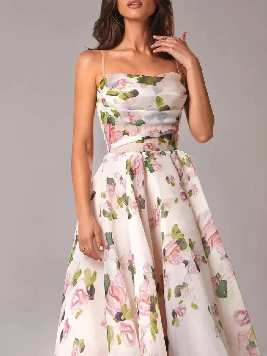 Robe Midi Élégante pour Femme avec Coupe Structurée - Image 7