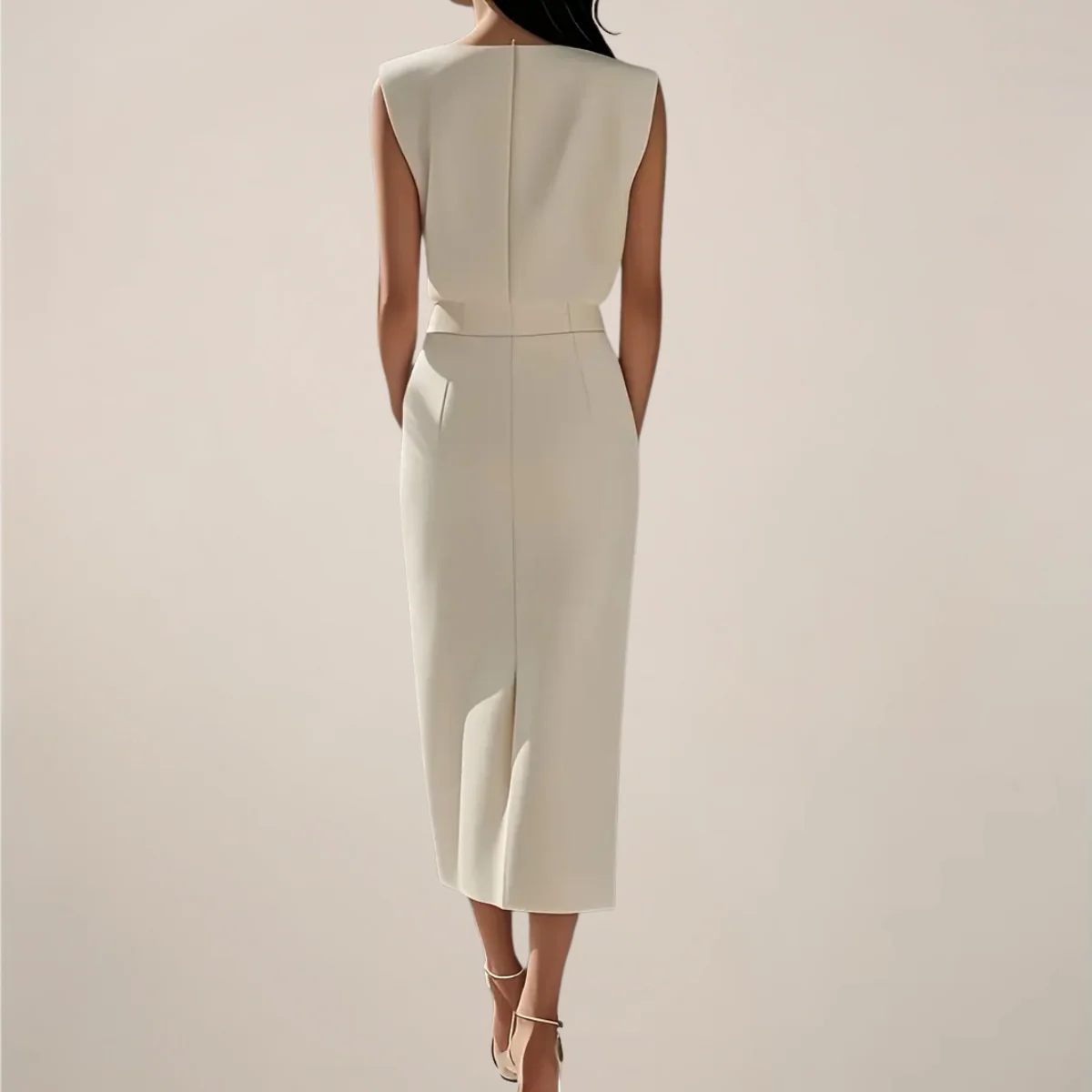 Robe midi femme élégante – Fluide et féminine - Image 4