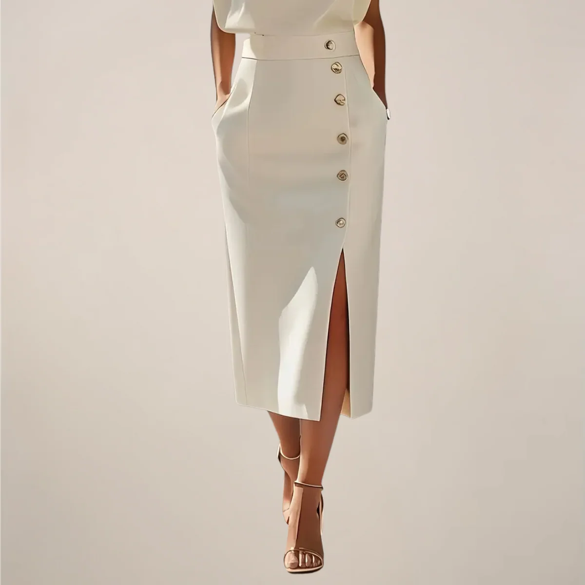 Robe midi femme élégante – Fluide et féminine - Image 5