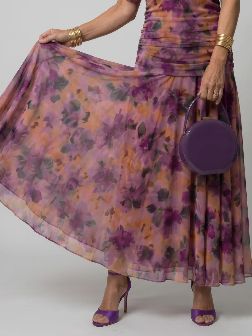 Robe midi femme epaules denudees - Fluide et romantique - Image 3