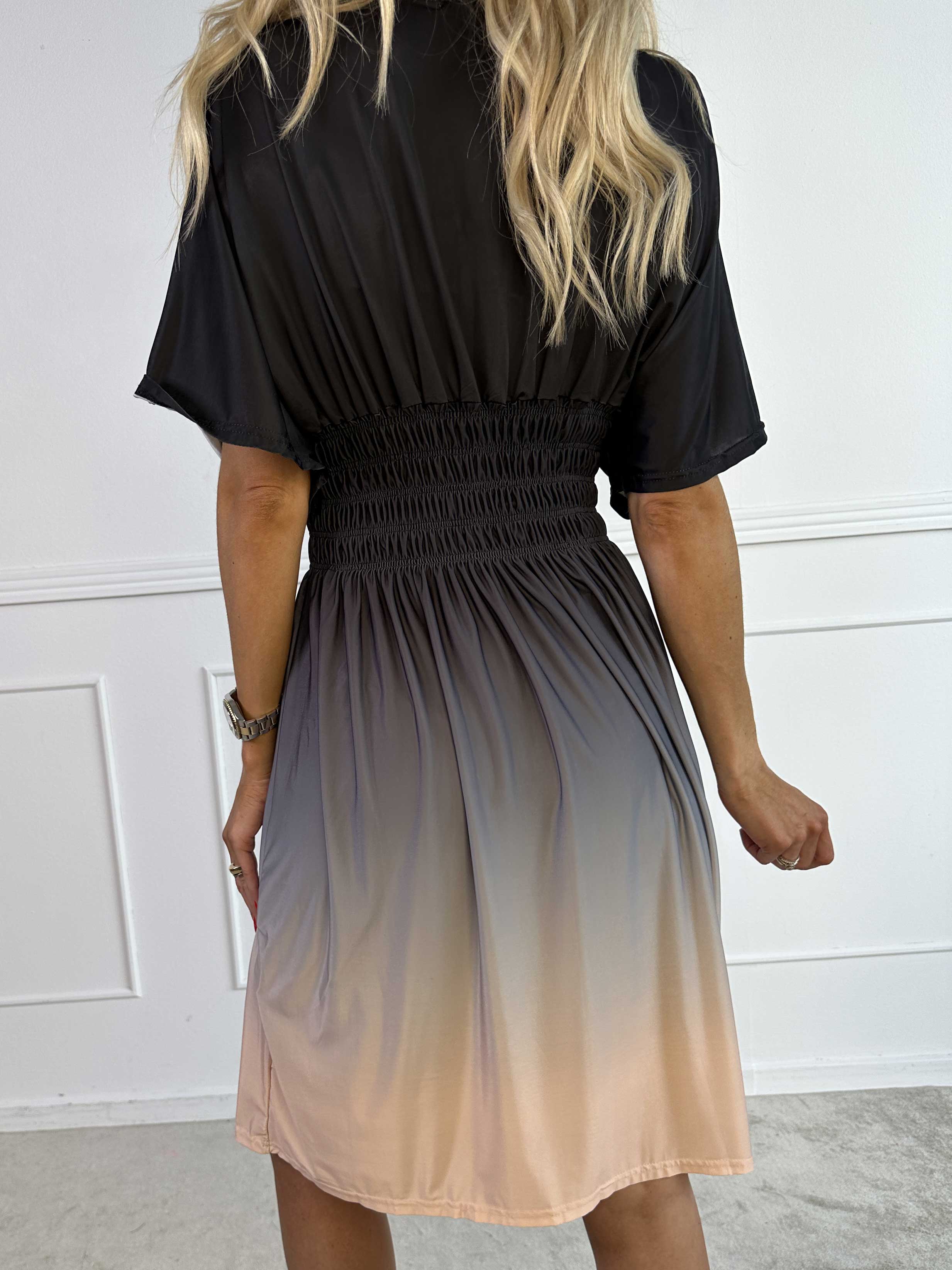 Robe Midi Ombre Élégante pour Femme – Style Estival Décontracté à Col V - Image 12