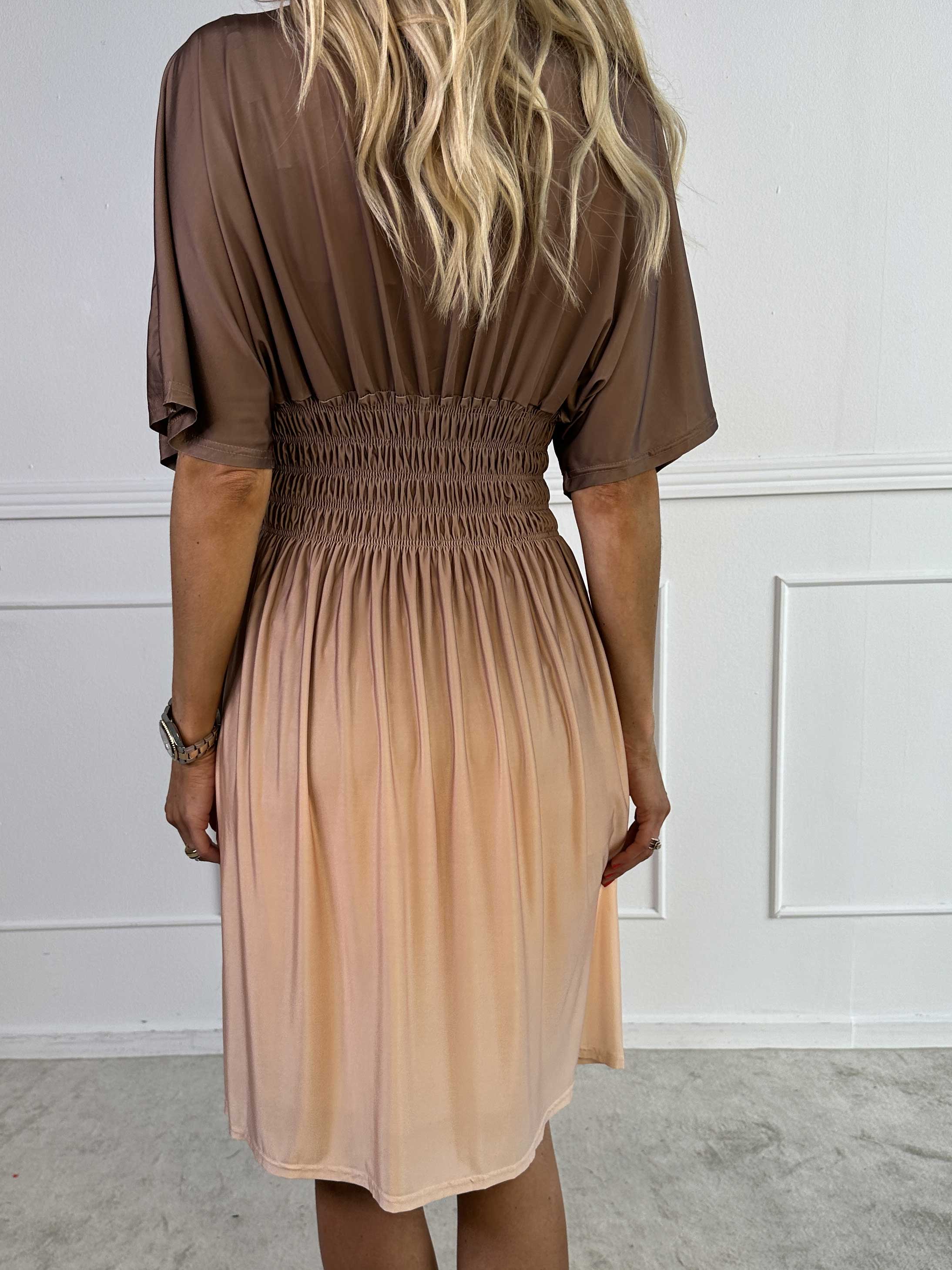Robe Midi Ombre Élégante pour Femme – Style Estival Décontracté à Col V - Image 15
