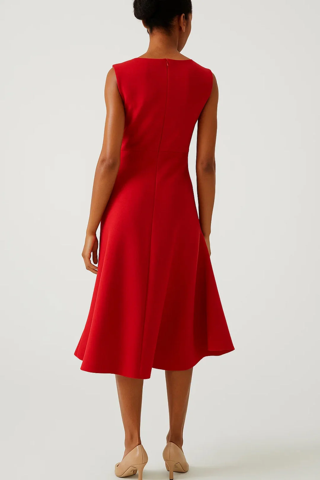 Robe Midi Portefeuille Femme – Élégante Fluide Pour Été Et Soirée - Image 4