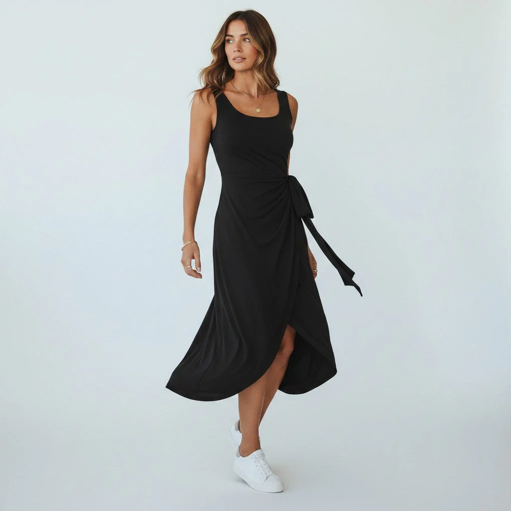 Robe portefeuille femme stretch - Confortable et elegante - Image 2