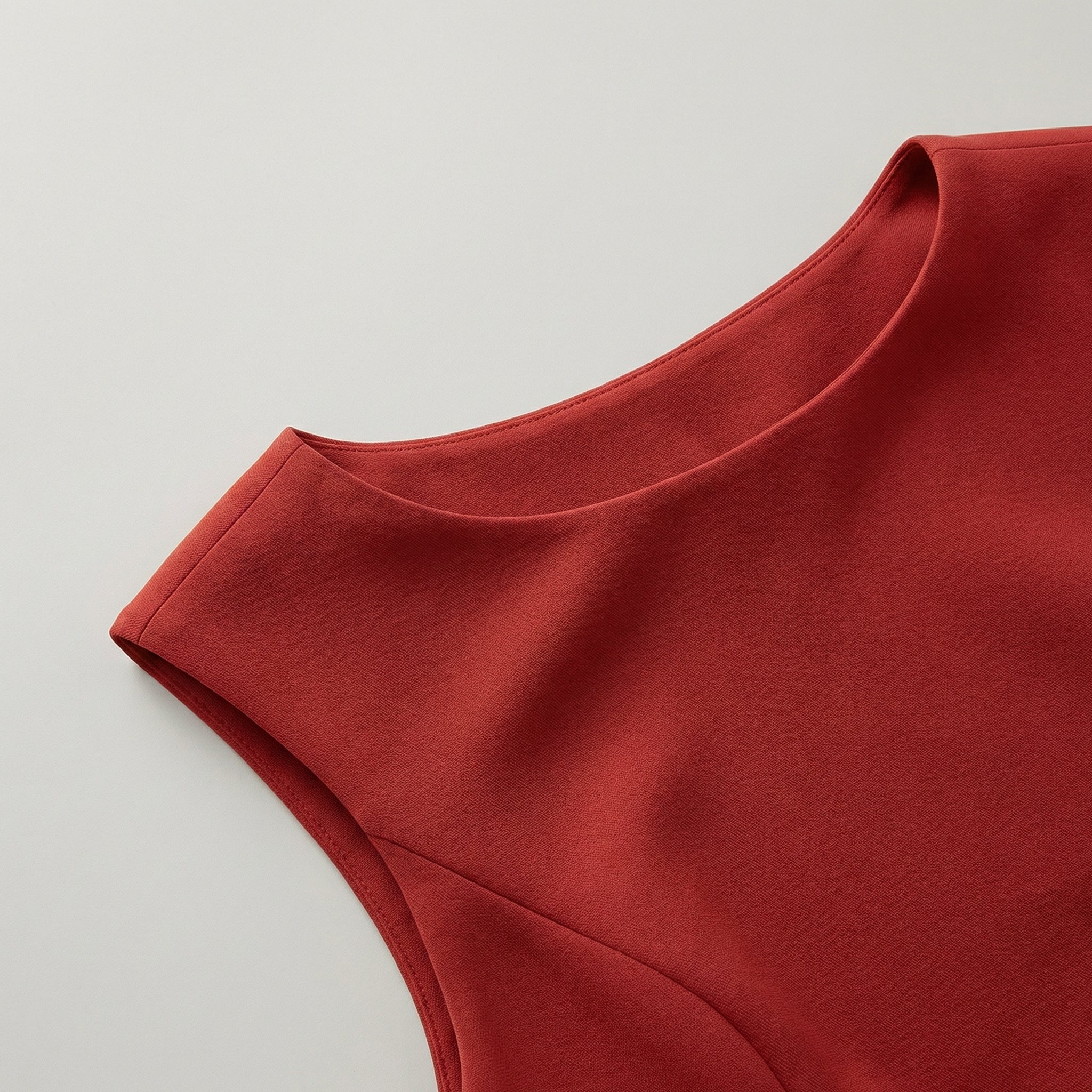 Robe portefeuille midi sans manches pour femme – Ourlet asymétrique, style élégant pour les fêtes d'été - Image 3