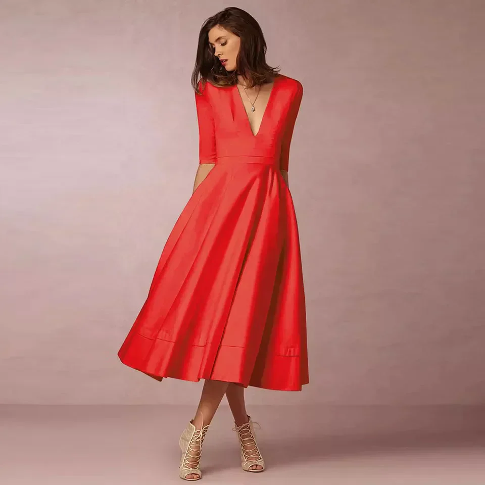Robe Vintage Femme Ligne A Années 60 à Jupe Évasée – Élégante et Féminine - Image 7
