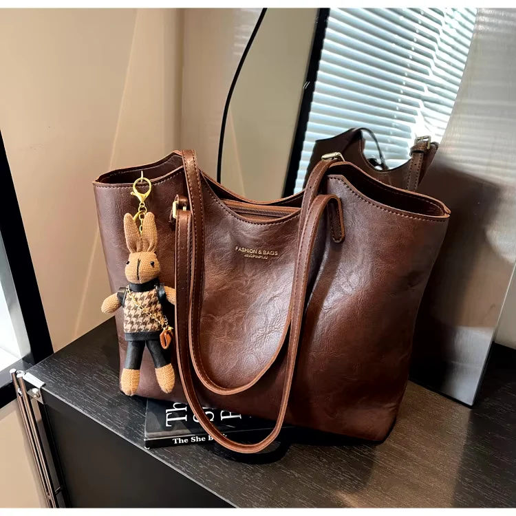 Sac à Bandoulière Élégant en Cuir Végan pour Femme – Sac Quotidien Polyvalent - Image 7
