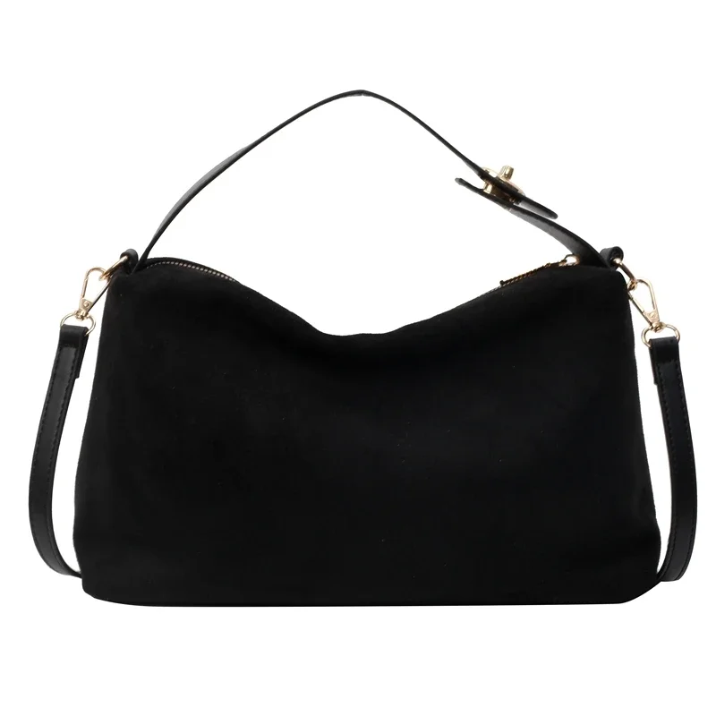 Sac à bandoulière en daim pour femme - Image 8