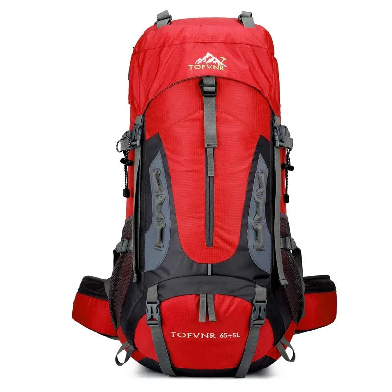 Sac à dos de randonnée étanche 60L – Grand sac extérieur pour camping, trekking et voyage - Image 10